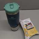 STANLEY IceFlow 2.0 Flip Straw Tumbler with Handle 30 oz | Twist On Lid and Flip Up Straw | Leak Resistant Water Bottle | Insulated Stainless Steel | BPAFree | Coastal Teal