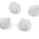 atgestore Upgraded WB03K10034 Stove Knobs Replacement for GE Hotpoint Stove Parts 183d5598 XL44 Burner Knobs GE Range Oven Parts Surface Burner Control Knob Range Cooktop Knobs White 4Pcs