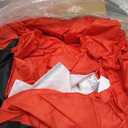 TURNMEON 12 Foot Super Giant Christmas Inflatables Santa Claus Outdoor Decorations, Blow Up Lying Santa Holds Candy Cane Built-in LED Lights Inflatable Christmas Decorations Garden Lawn Holiday Party