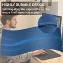 KTRIO Large Gaming Mouse Pad Desk Mat, Superior Micro-Weave Cloth, Non-Slip Rubber Base, Stitched Edges, Water-Resistant, for Gamer, Office & Home, 31.5 x 15.7 Inch，Navy Blue