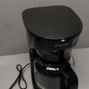 Mueller 12-Cup Drip Coffee Maker - Borosilicate Carafe, Auto-Off, Reusable Filter, Anti-Drip, Keep-Warm Function, Clear Water Level Window Coffee Machine, Kitchen Essentials & Accessories (Black)