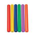 Sportime Beginner Relay Batons, 11-1/2 Inches, Assorted Colors, Set of 6 - 1478836