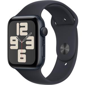 Apple Watch SE (2nd Gen) (GPS, 44mm) - Midnight Aluminum Case with Midnight Sport Band, M/L