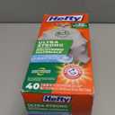 Hefty Ultra Strong Made with 50% Recovered Materials* Tall Kitchen Trash Bags, Gray, Clean Burst, 13 Gallon, 40 Count