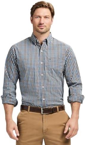 Izod Mens Performance Comfort Long Sleeve Shirt M