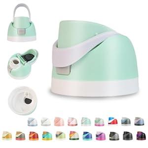 NTIERA Replacement Lid for Owala Freesip Water Bottle, Compatible with Owala Lid and Cap, Premium Accessories for 16oz 24oz 32oz 40oz Bottles,LeakProof,BPAFree (Mint Frost), Pack of 2