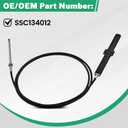 SSC13412 12Ft Rack Steering Cable Compatible with SB39526P, SB39544P Bezel Kits SS14112 SS15112