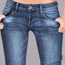 Flamingals Low Rise Boot Cut Jeans for Women Butt Lifting Western Pants with Pockets Flare Jeans Women (S)