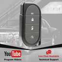 USARemote Keyless Entry Remote Car Key Fob 4-Button Replacement for Viper Alarm Security System (7146V, 4105V, 5305V, 3305V, 5105V, 3102V, 3305V, 3105V)