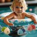 Bath Toys, Bath Toys for Kids Ages 1-3, Swimming Turtle Wind Up Set, Water Play for Baby, Bathtub Time Fun, Infant Toddler Swimming Turtles, 3 Pack