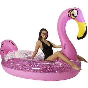 Poolcandy Gigantic Inflatable 2 to 3 Person Pool, Beach, and Lake Swim rafts
