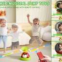 5 in 1 Musical Jump Toys, Toss Ring Game Stomping Launch Rocket Launcher for Kids, Obstacle Avoidance & Jump Squating Toy Games Remote Control Outdoor & Indoor Toys for Ages 4-8 8-13