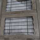 Dog Crate Furniture, 32 inch Medium Dog Crates with Bed Mat, Wooden Dog Kennel Furniture, End Side Table Dog Cage with 3 Doors, Greige