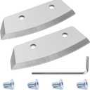 41286 Ice Fishing Auger Blades Compatible with 8" ION Alpha & ION Alpha Plus Ice Fishing Turbo Auger, 8 Inch Ice Auger Blades for Smooth Ice Auger Cutting - High Speed Steel