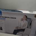 COMFIER Massager Chair with Heat, Shiatsu Neck Back Massager Portable with Compression & Rolling, Massage Chair Pad for Neck & Back for Muscle Tension Relief