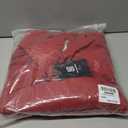 SUUKSESS Women Ribbed Lounge Sets Long Sleeve Pajama Two Piece Sets with Pockets (Red, XL)