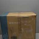 Sweetcrispy Office Computer Desk Chair, Ergonomic Mid-Back Mesh Rolling Work Swivel Task Chairs with Wheels, Comfortable Lumbar Support, Comfy Flip-up Arms for Home, Bedroom, Study, Student, Black