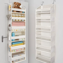 Koosom Over-the-Door-Organizer 6-Tier 6-Pocket Hanging Organizer, Beige, 1 Count 