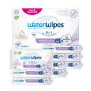 WaterWipes Plastic-Free Soothing Clean 99% Water Based Botanical Baby Wipes, Unscented & Hypoallergenic for Sensitive Skin, 12 Resealable Packs (720 Wipes)