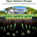 1031FT(2PCS) Galvanized Raised Garden Bed Kit Metal Planter Boxes,Large Outdoor Planters Garden for Planting Vegetables,Flowers,Herbs -Black