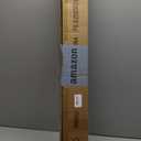 Heavy Duty Curtain Rods for Windows 32 to 58 Inch - 1 Inch Silver Curtain Rod - Adjustable Decorative Drapery Rods with Stacking Tower Translucent Finials and Aluminum Bracket