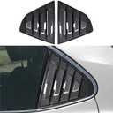 DLOVEG Rear Side Window Louvers Compatible for 2018 2019 2020 2021 2022 2023 2024 Toyota Camry Accesories Sport Style Air Vent Scoop Cover Louver (Carbon Fiber Pattern)