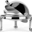 Silver Plated Dome Shape Caviar Server - 1-4 Servings