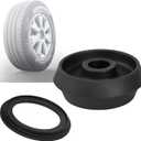40mm Wheel Balancer Cone Universal Hub Centric Adapter Cone for Tire Balancing Machines, 4.72"- 6.77" Dual Sided Collet Centering Cone Compatible with Light Truck Cars Caravans SUVs, with 188mm Spacer