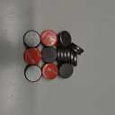 Strong Ceramic Round Magnets With Adhesive Backing (1x0.15"/25x4mm, 36 pcs) - Heavy Duty Sticky Magnets, Non-Corrosive, Versatile For Home, Office, Workshop, Whiteboard, Fridge And Hobby Use