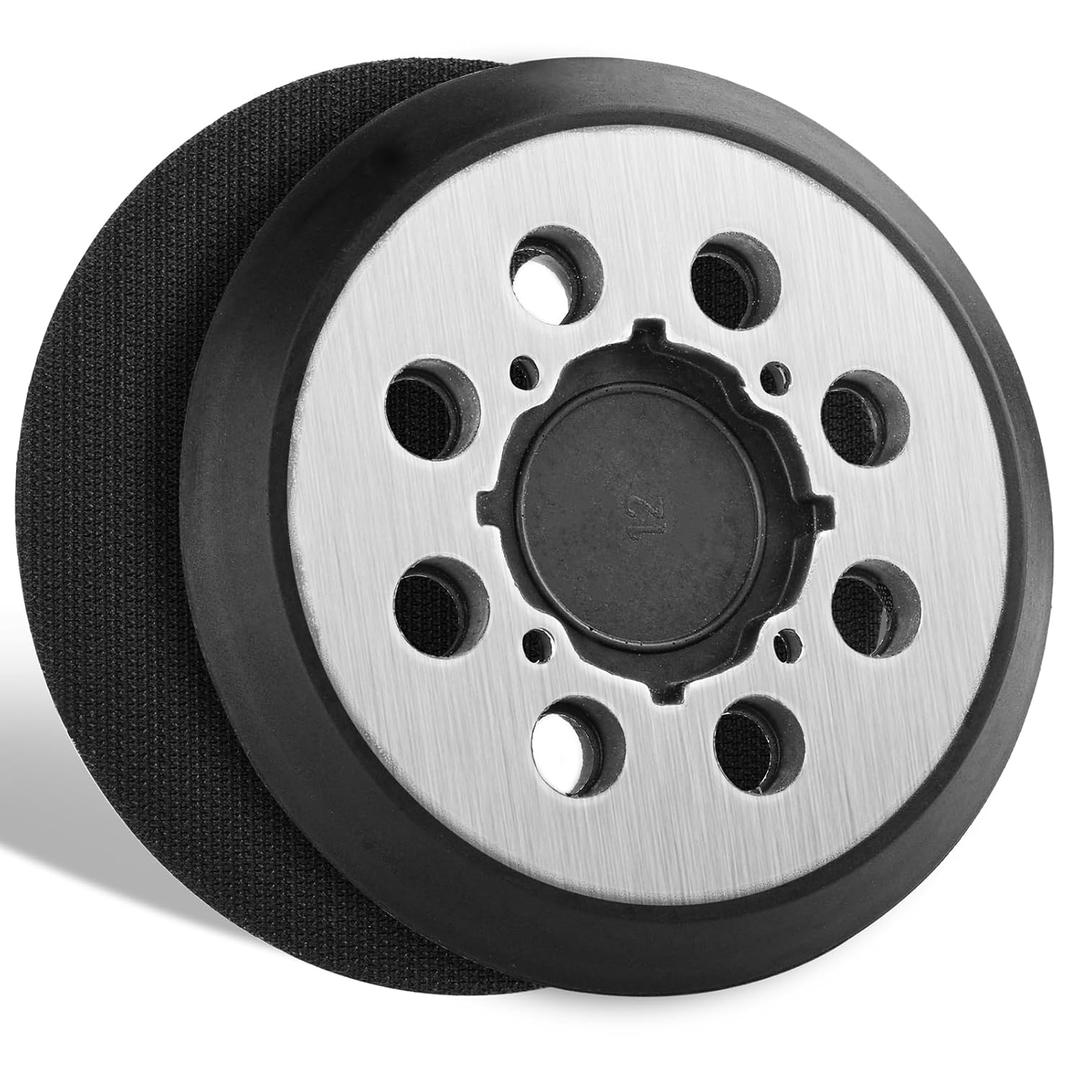 Sander Pads Replacement for Craftsman, 2 Pack 5 inch 8 Hole Hook & Loop Orbital Sanding Metal Pads Compatible with Craftsman CMCW220B CMEW231 Random Orbital Sander