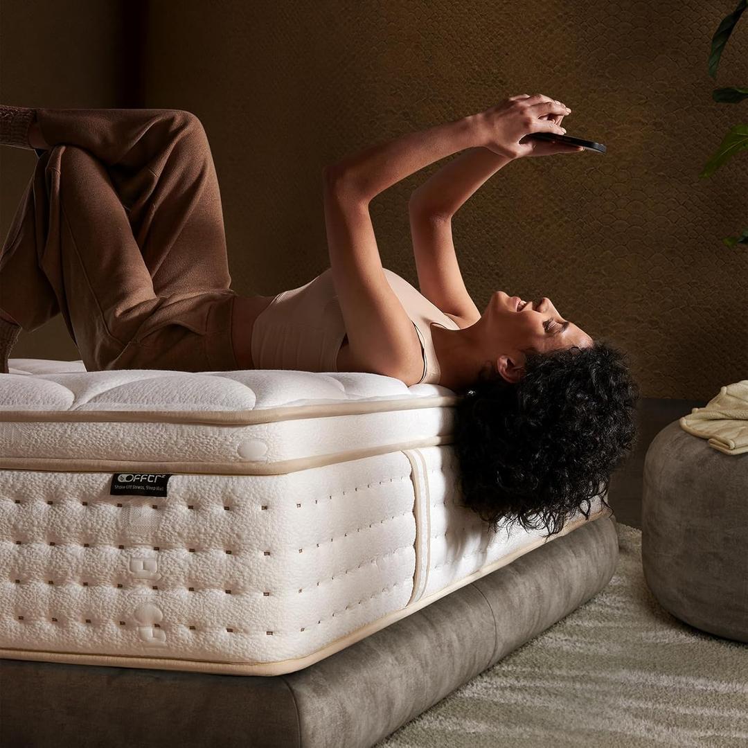 OFFTR z 12 Inch Full Size Mattress, Medium Firm with Memory Foam for Pressure Relief & Spinal Alignment - Supportive Without Sinkage, Superior Zoned Support, Extra Lumbar Support (12 Inch, Full)