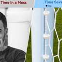 50/100 PCS Soccer Net Clips, 10B3201 Goal Net Clips, Durable Nylon Soccer Goal Lock Net Clips, Football Net Clips for Goal Net Systems