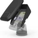 Fish Finder Waterproof Cover, Marine Navigation Protection with Sunvisor, Compatible with Garmin Striker Plus 4 and Garmin Striker Vivid 4cv (Black)