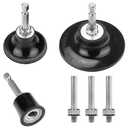 Quick Change Disc Pad Holder, 3 Pack Roll Lock Disc Holder, with 1/4" Shanks for Die Grinder Accessories