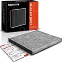 A-Premium Cabin Air Filter with Activated Carbon Compatible with Toyota Highlander 2001-2007 & Lexus RX300 1999-2003, IS300 2001-2005 Replace# 87139YZZ04, 871394802083