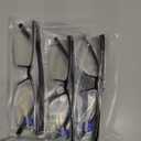 Gaoye 1.25 Executive Style Reading Glasses Men Durable Readers with Blue Light Filtering Comfortable Fit with TR90 Frames, 3 pack