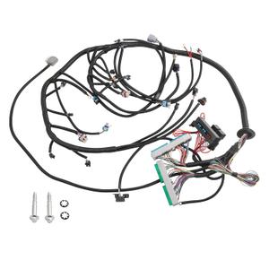 Engine Standalone Wiring Harness 4L80E DBW Compatible with Drive by Wire LS Engines 4.8L 5.3L 6.0L Green/Blue PCM & MULTEC/Delphi Fuel Injector 2003-2007