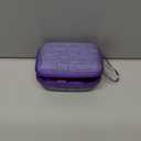 JCHPINE Hard Carrying Case and Silicone Cover for Bitzee Interactive Toy Digital Pet, Protective Case for Bitzee Virtual Electronic Pets Accessories (for Original 15 Animals) (Purple)