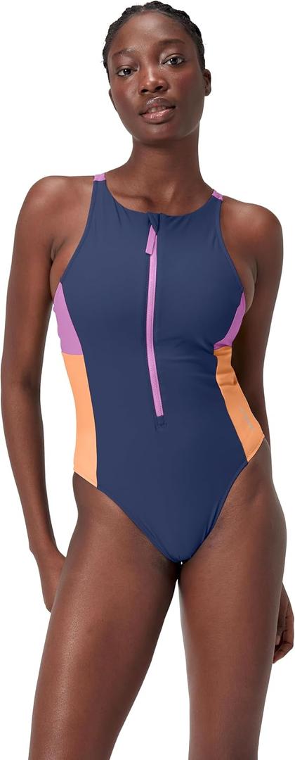 Speedo Women's Swimsuit One Piece Hydraline Standard Cut, Medium