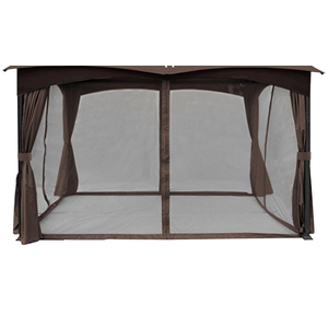 Brown 10' x 12' Gazebo Netting for Lowe's Allen Roth 10X12