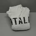 Vintage Italia Distressed Black Text Italy Apparel Pullover Hoodie