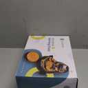 Inflatable Gaming Chair for Kids  Supports Up to 300 lbs, Includes Air Pump, Cup Holder, 2 Pockets  Durable Bean Bag Seat, Comfy Kids Gaming Chair & Top Gamer Chairs for Kid Room (Black, Orange)