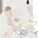 Baby Monitor Mount Baby Kamera Holder Compatible with Momcozy,Nanit Pro & Flex Stand, Hellobaby,Blemil,Comfyer BM01,Infant Optics,ANMEATE SM935E,Vava,Motorola