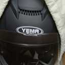 YEMA Modular Motorcycle Helmets, DOT Approved Full Face Motorcycle Helmet with Flip Up Dual Visor, Helmets for Adults Men Women Helmets for Street Scooter ATV E-Bike - YM-926 (Matte Black, XXL)