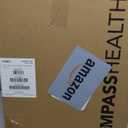 Carex Toilet Seat Riser, Elongated Raised Toilet Seat Adds 3.5 inches to Toilet Height, for Assistance Bending or Sitting, 300 Pound Weight Capacity Toilet Riser