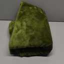 SOCHOW Flannel Fleece Blanket Throw Size, All Season Super Soft Cozy Blanket for Bed or Couch, Olive Green, 50x60 inches