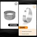 304 Stainless Steel Pie Cuts, 1.75'' Polished Exhaust Cutout Laser Cut and Deburred for Custom Exhaust System 5 Pcs