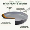 GreenPan Paris Pro Hard Anodized Healthy Ceramic Nonstick, 10" Frying Pan Skillet, PFAS-Free, Dishwasher Safe, Grey