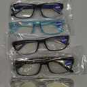 Gaoye Professional Reading Glasses for All Day - Computer Readers with Blue Light Protection - Value Pack 0.75