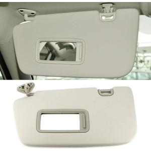 USTAR Gray Left Driver Sun Visor Fit for Subaru Impreza WRX STI 2008-2014 Without Vanity Light Replace 92011FG032ME